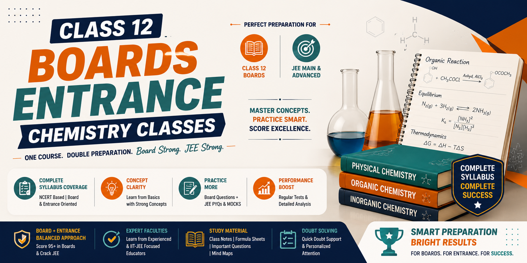 Class 12 Boards Entrance Chemistry Classes